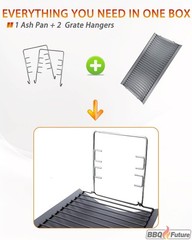 27 Inch Ash Pan for Chargriller 1224 1324 2121 2222 2727 2828 2929 Charcoal Gril