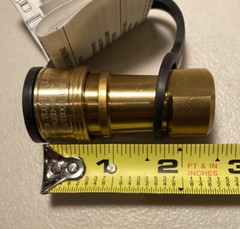 NEW – Natural Gas 3/8″ in NPT x QD Quick Disconnect, 1/2 PSI MAX, 3/8QDD-DK