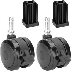 Locking Caster Wheels w/ Insert for Weber Genesis 300 Grills 310 320 330 Summit