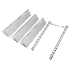 Grill Replacement Parts 7635 for Weber Spirit, Flavorizer Bars 15.3 Inch Flav…