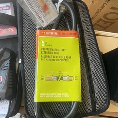 universal Char-Broil Propane/Natural Gas 5FT- 3/8″SAE X 3/8″ NPT Extension Hose