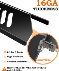 15 Inch Grill Heat Plates Replacement Parts for Dyna-Glo DGF493BNP DGH483CRP, Ba