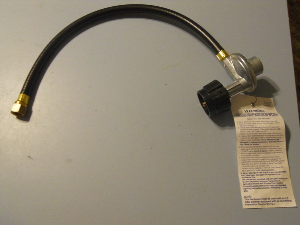 Holland Grill Hose & Regulator – P/N SG2-109 – Brand New -Factory Set -Authentic