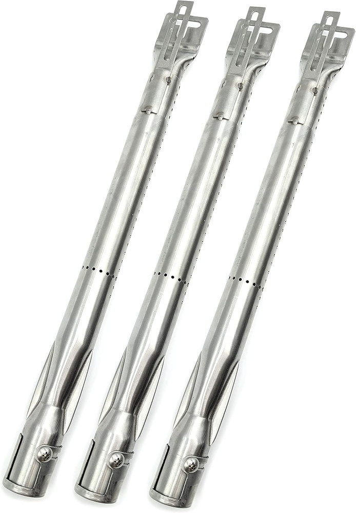 Gas Grill Burner Universal Stainless Steel Tube (Pack of 3) Extends from 14″ to