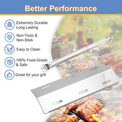 Repair Kit For Ducane 3 Burner 3100 3200 3400 DUCHD1 Gas Grill Heat Shield 17″