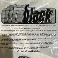 FireBlack 125 Black Nomex Replacement Gasket for Big Green Egg Large/XL 0.125″
