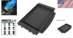 Versatile Cast Iron Griddle for Weber Spirit II & Genesis Grills – 17.5″L x 12″W