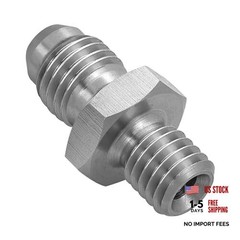 3AN Male Flare to M10 x 1.5 Male Metric Thread Brake Fitting AN3 to M10*1.5