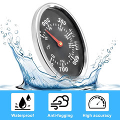 Lid Thermometer Gas Grill Heat Indicator Replacement for Grillmaster Nexgrill 72