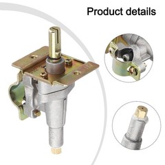 Long Lasting Aluminum Alloy Gas Valve for BBQ Grills up to For 36 Inches