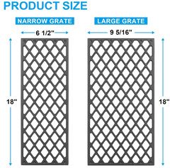 18″ Grill Grates Replacement Parts for Charbroil Performance 3-Burner Grill