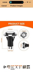 Grill Igniter Push Button 69283 Replacement for Weber Genesis I & II 310 315 335