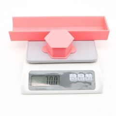 Lightweight Pink Hexagon For mold for Travel Baking and Portable Desserts