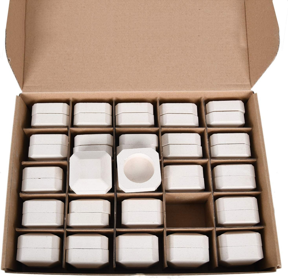 50-Pack Ceramic Briquettes for Lynx L27, L30, CS30 Gas Grill Replacement