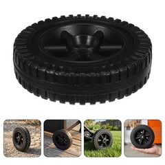6 Pcs Blow Molding Wheel Sack Truck Mower Replacement Wheels Hand