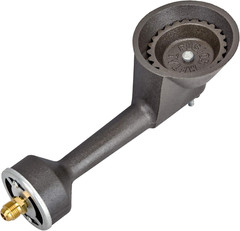 Cabezal De Quemador De Hierro Fundido Alta Presion Con Conector De Laton