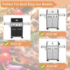 SN6021 SA1081 Grill Replacement Parts for Broil King Baron 320, 340, 420, 440…