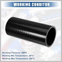 2.25″ ID 6″ Length 4-Ply Reinforced High Temp Straight Coupler Silicone