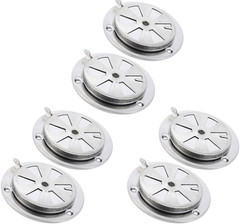 6PCS Replacement Parts -BBQ Grill Smoker Exhaust Vent Stove Air Vent Damper