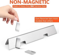 QuliMetal SUS304 15.3″ Flavorizer Bars for Weber GS4 Spirit II 200, Spirit II…