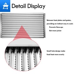 G466-2400-W1 463242516 Tru Infrared Grill Emitter Plates Parts for Charbroil …