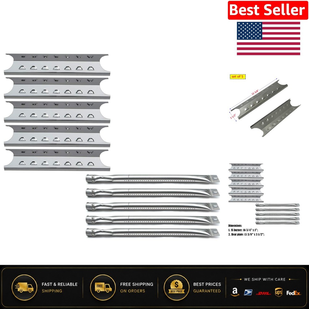 DG194 Replacement Parts Kit for Master Forge 5 Burner Gas Grill, Stainless Steel