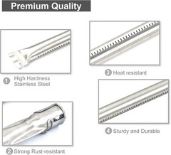 67558 Burner Tubes Replacement Parts for Weber Summit 660 670 Gas Grill Models