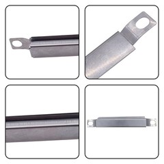 3 PCS KC624 Stainless Steel Crossover Tube Burner Fits Charbroil Grill