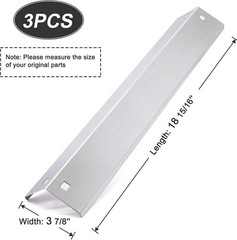 Grill Heat Plate Shield Replacement Parts for Chargriller Burner Stainless S…