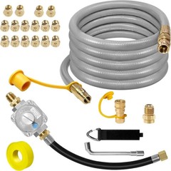 10FT Propane to Natural Gas Conversion Kit for Weber Genesis, Genesis II, Spirit