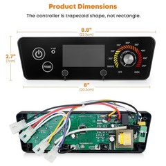 Pit Boss Compatible Control Board with LCD Display for Ultimate Grilling Control