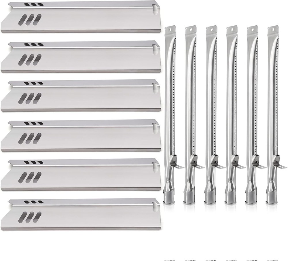 Heat Plate Burner Tubes for Outdoor Gourmet Grill Parts 6 Burner Model Number…
