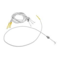 4x M10 Thread Ignition Electrode Replacement with Wire Set for Gas Grill Burner