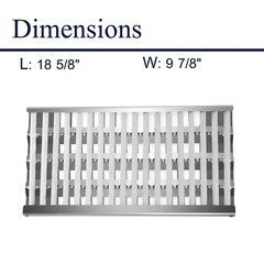Grill Replacement Parts, Stainless Steel Heat Plate Shield Deflector, DCS Rad…