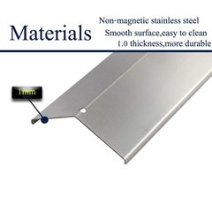 Stainless Steel Grill Heat Plates Shield Heat Tent BBQ Gas Grill Parts for Co…
