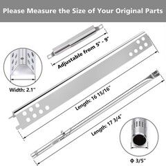 Barbqtime Grill Replacement Parts for Charbroil Performance 2 Burner Grill