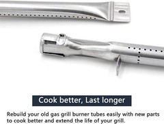 Grill Parts Set for Chargriller 5050, 5650, 3001, 3008 – Cast Iron Grates, Heat