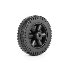 6 Inch Plastic Wheels Replacement Parts For Backyard Charcoal Barbecue Grills