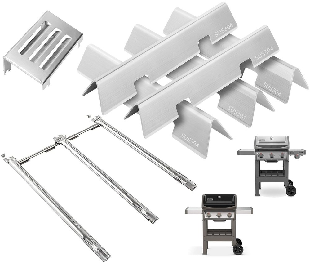 Grill Parts Flavorizer Bars Burner Tube Heat Deflector GS4 Spirit 2 7636 67046