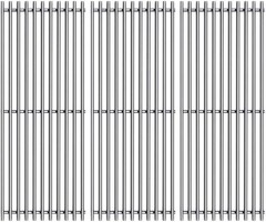 Stainless Steel Cooking Grid Grates – 16 3/8″ x 28 1/2″ for Backyard Grills