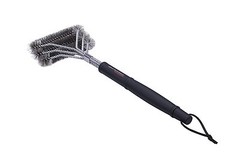 SS Brush Provides Effortless 360° Cleaning For Brinkmann BBQ Grills + Nylong Bag