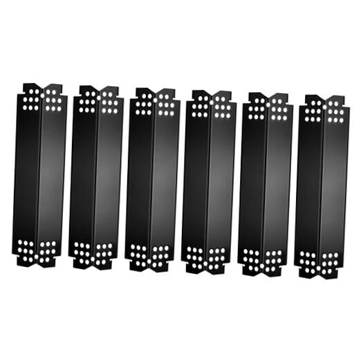 Grill Heat Plates Parts 14.” L, Outdoor Rust-Proof Porcelain Heat Shield 6