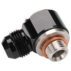 8AN Male Flare Banjo to M14x1.5 Stainless Steel Banjo Bolt 8AN to M14x1.5 Black