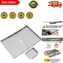 Durable Grill Drip Pan for 4/5 Burner Models – Easy Assembly, Saves on Repairs