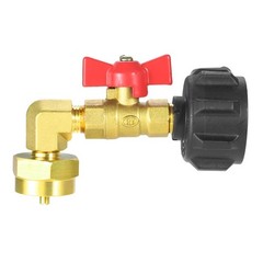 1Pcs QCC1 Safest LP Gas Refill Adapter for 1 LB Camping Grill Tank Cylinder