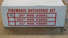 Fire Magic grill parts Rotisserie kit 3601 24″ Spit Rod