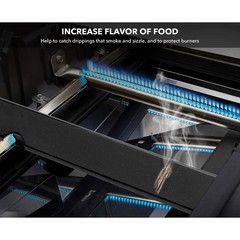 Flavorizer Bars for II LX 300 Series Grills Porcelain Enameled 5 Pack