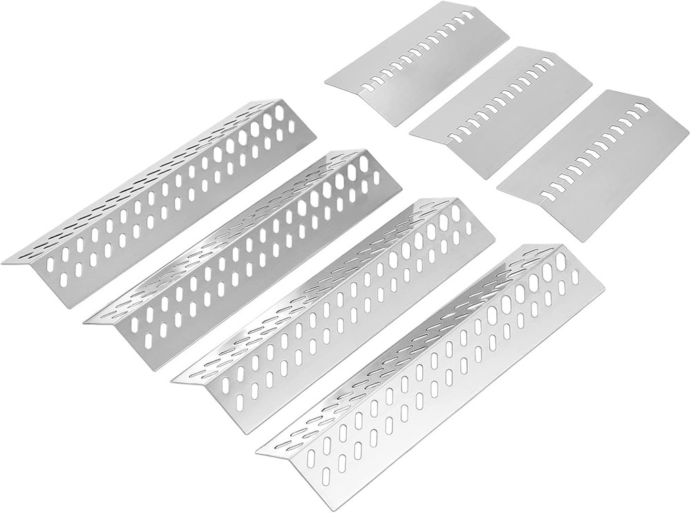 Heat Plates Flame Tamer 4 Burner Grill Replacement for Bull Cal Flame New