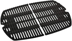 Cast Iron Cooking Grid Grates 2-Pack 15.3″ for Weber Q200 Q220 Q2000 Q2200 Q2400