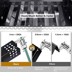 Grill Heat Plate Shield, Burner Cover, Flame Tamer for Grill Master 720-0697,